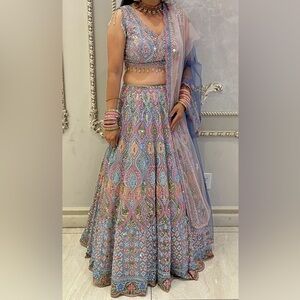 Embroidered Multicolor Lehenga Choli